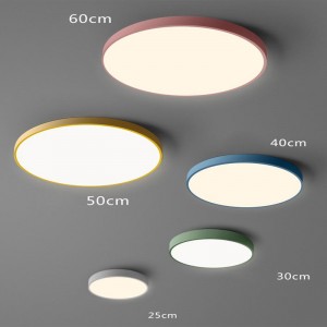 LED moderní akrylová slitina kulatá 5cm super tenká LED lampa.LED světlo. Stropní světla.LED stropní světlo. Stropní lampa pro ložnici Foyer
